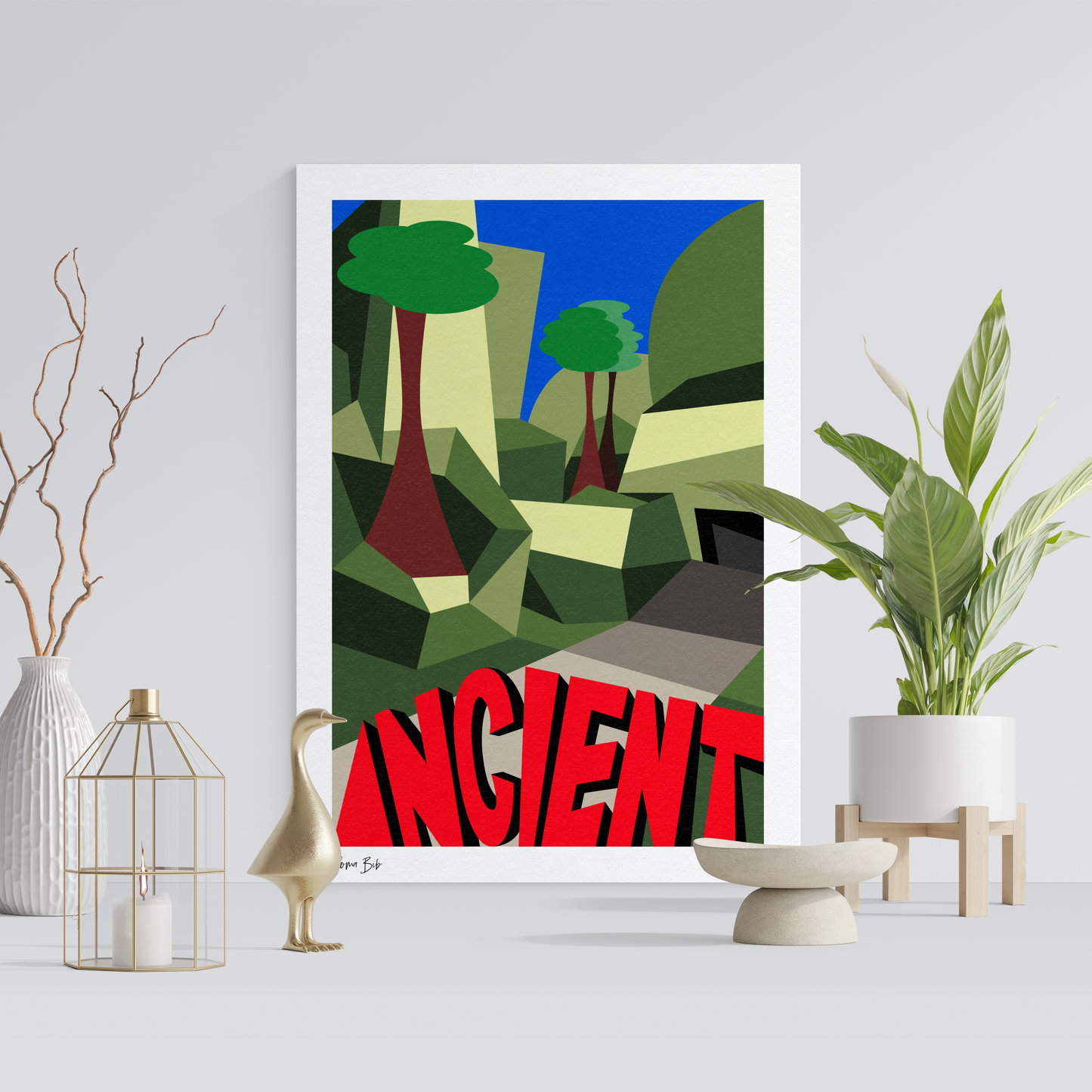 Counter Cubes: Ancient Fine Art Print