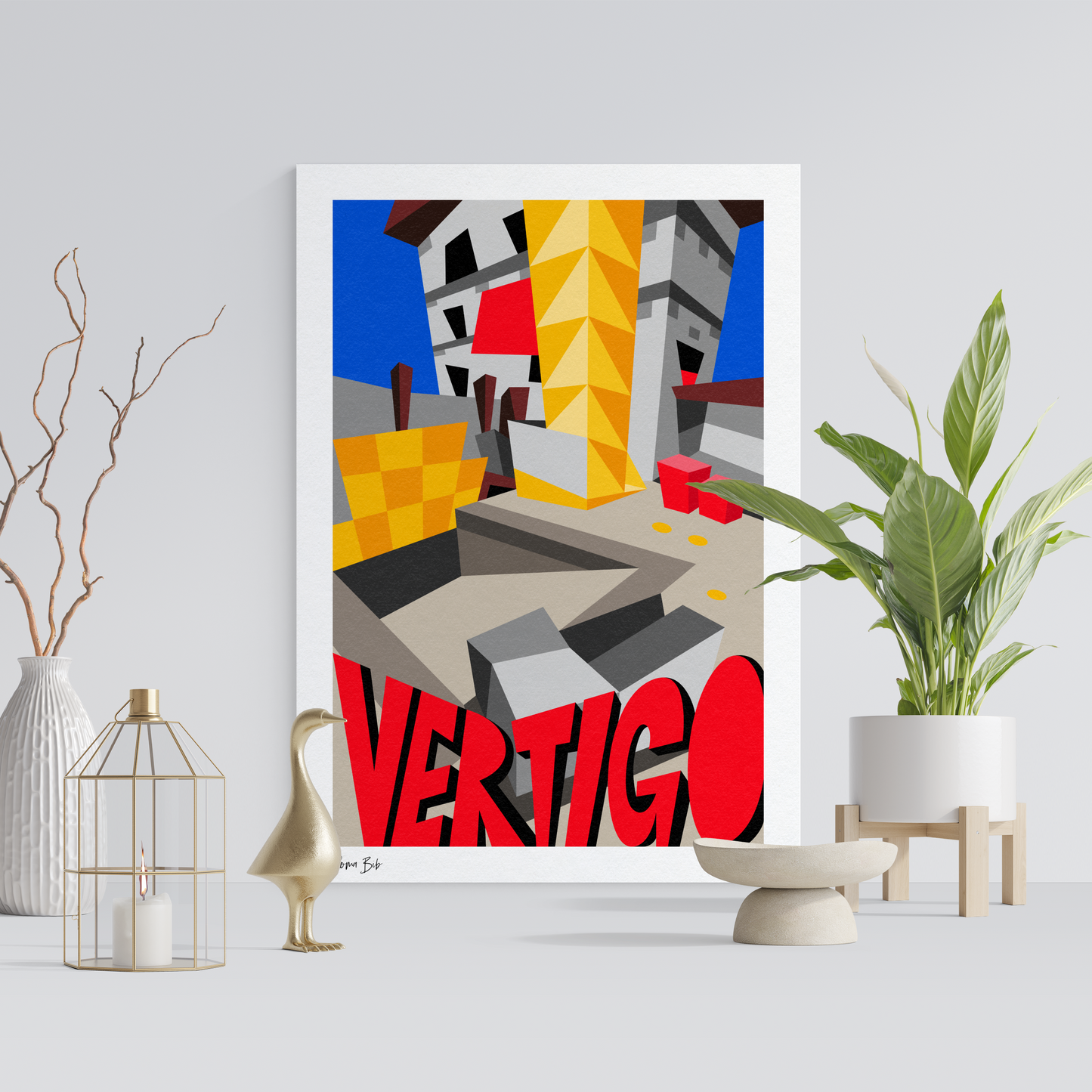 Counter Cubes: Vertigo Fine Art Print