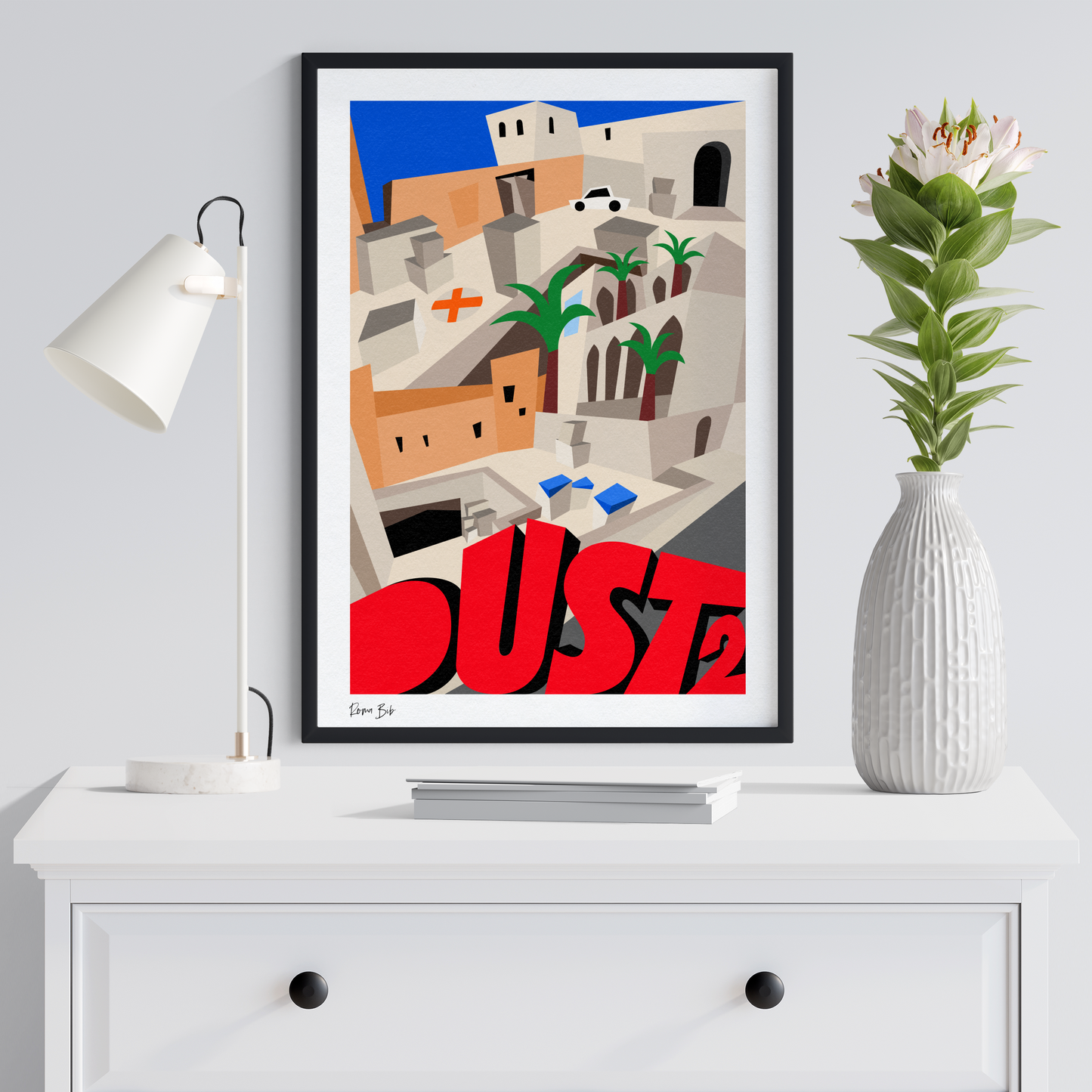 Counter Cubes: Dust 2 Framed Print