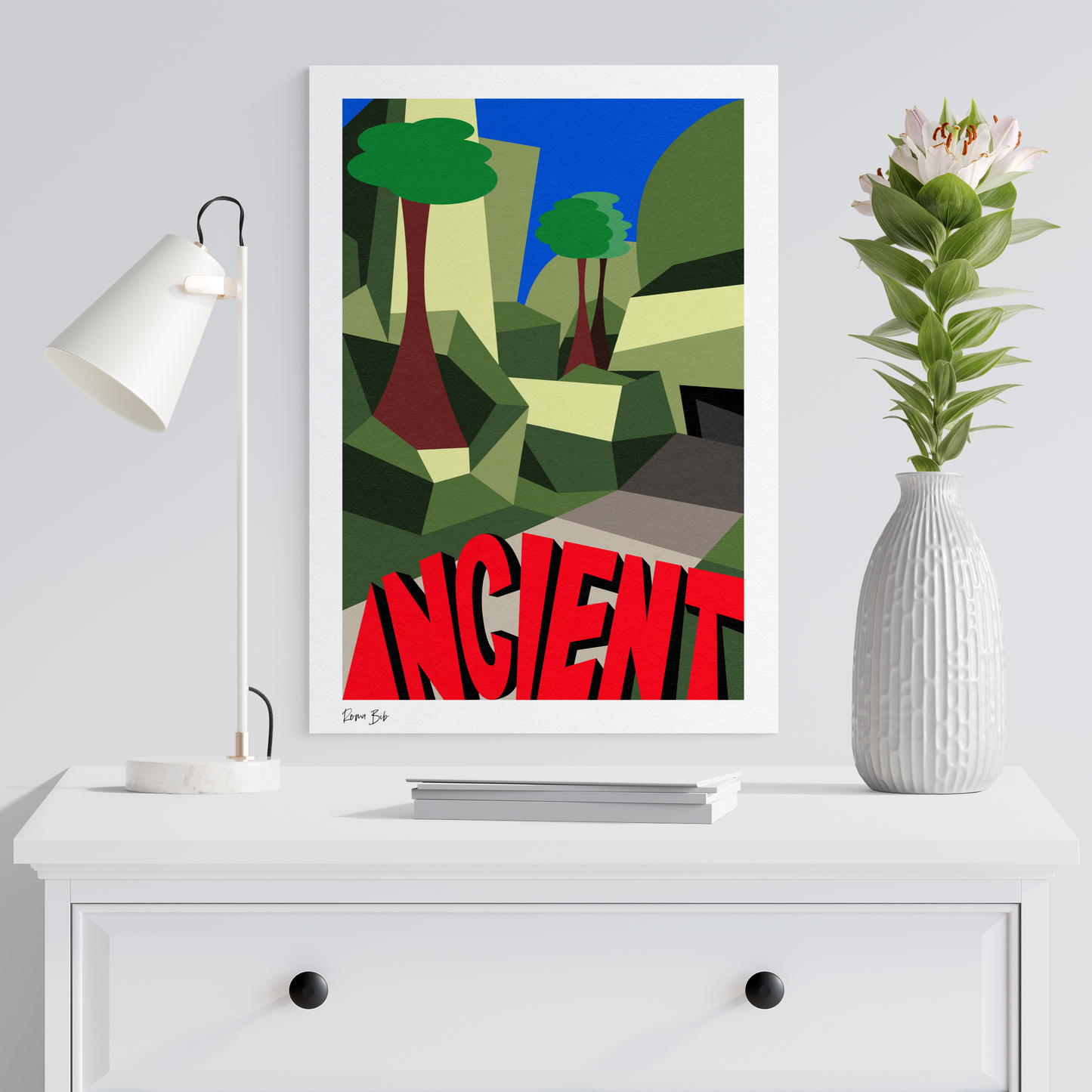 Counter Cubes: Ancient Fine Art Print