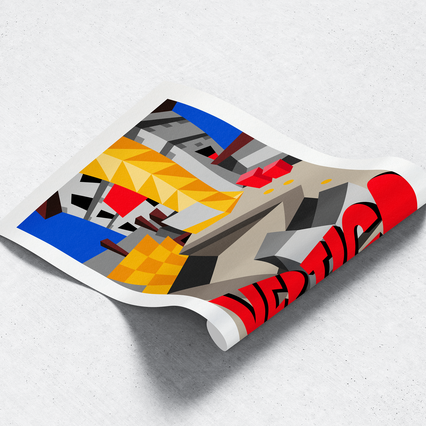 Counter Cubes: Vertigo Fine Art Print