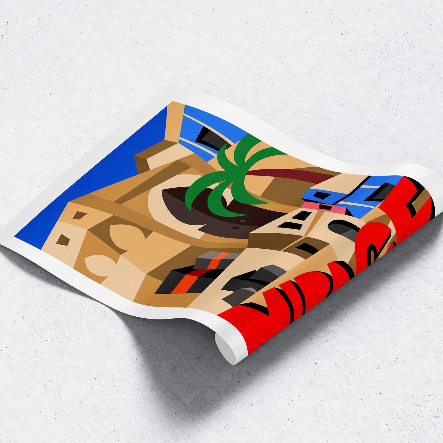 Counter Cubes: Mirage Fine Art Print
