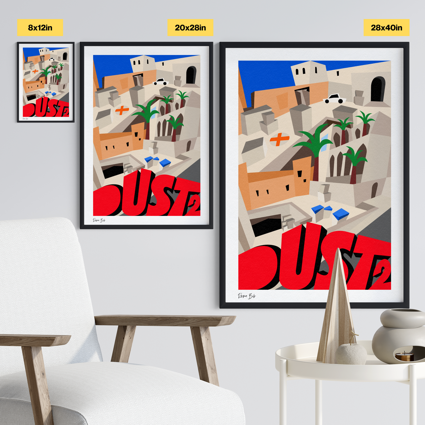 Counter Cubes: Dust 2 Framed Print