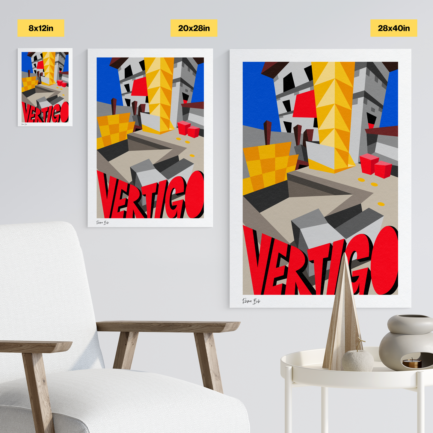 Counter Cubes: Vertigo Fine Art Print