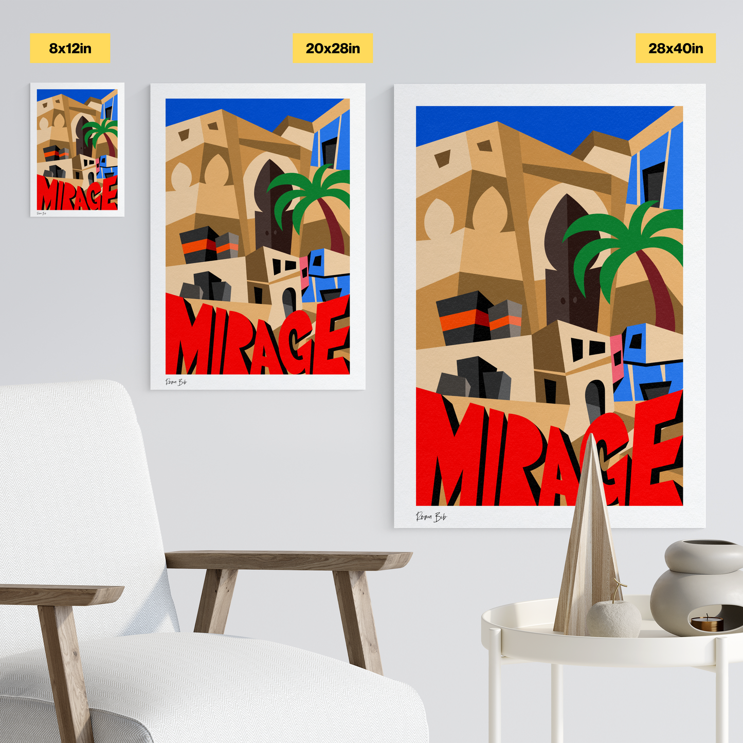 Counter Cubes: Mirage Fine Art Print