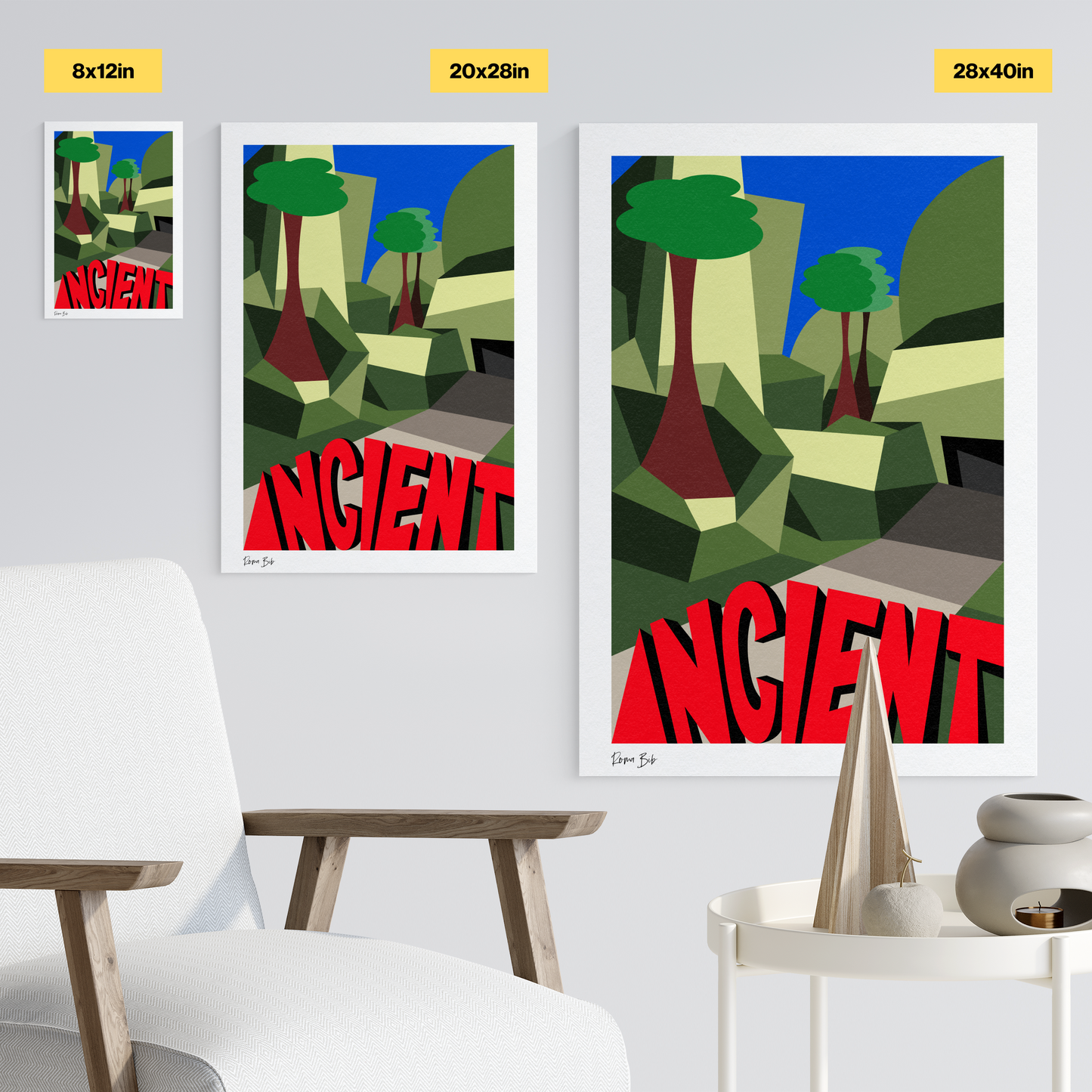 Counter Cubes: Ancient Fine Art Print
