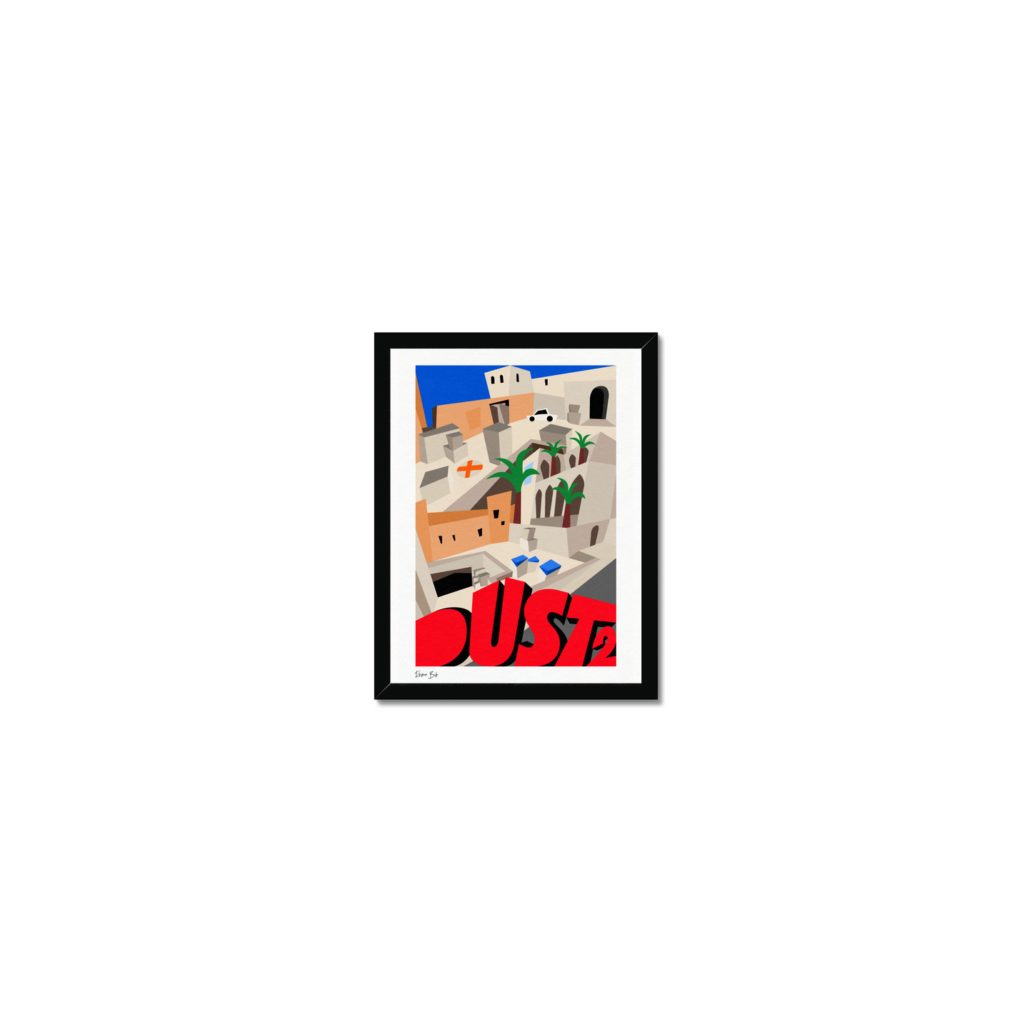 Counter Cubes: Dust 2 Framed Print