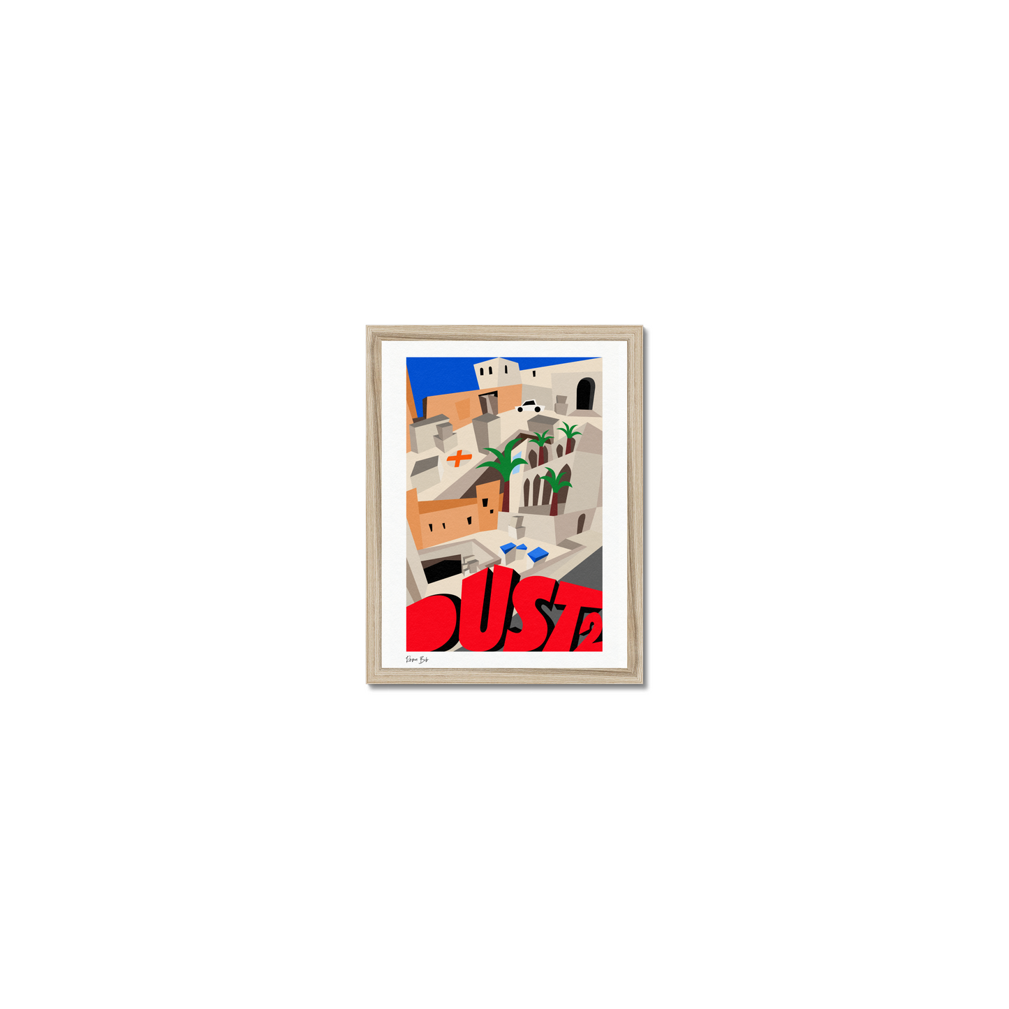Counter Cubes: Dust 2 Framed Print