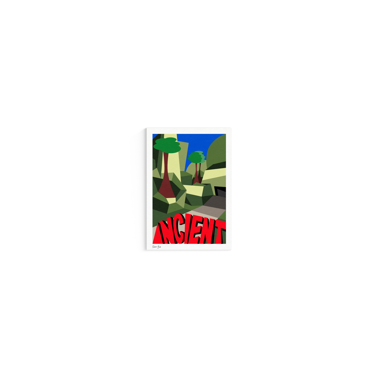 Counter Cubes: Ancient Fine Art Print