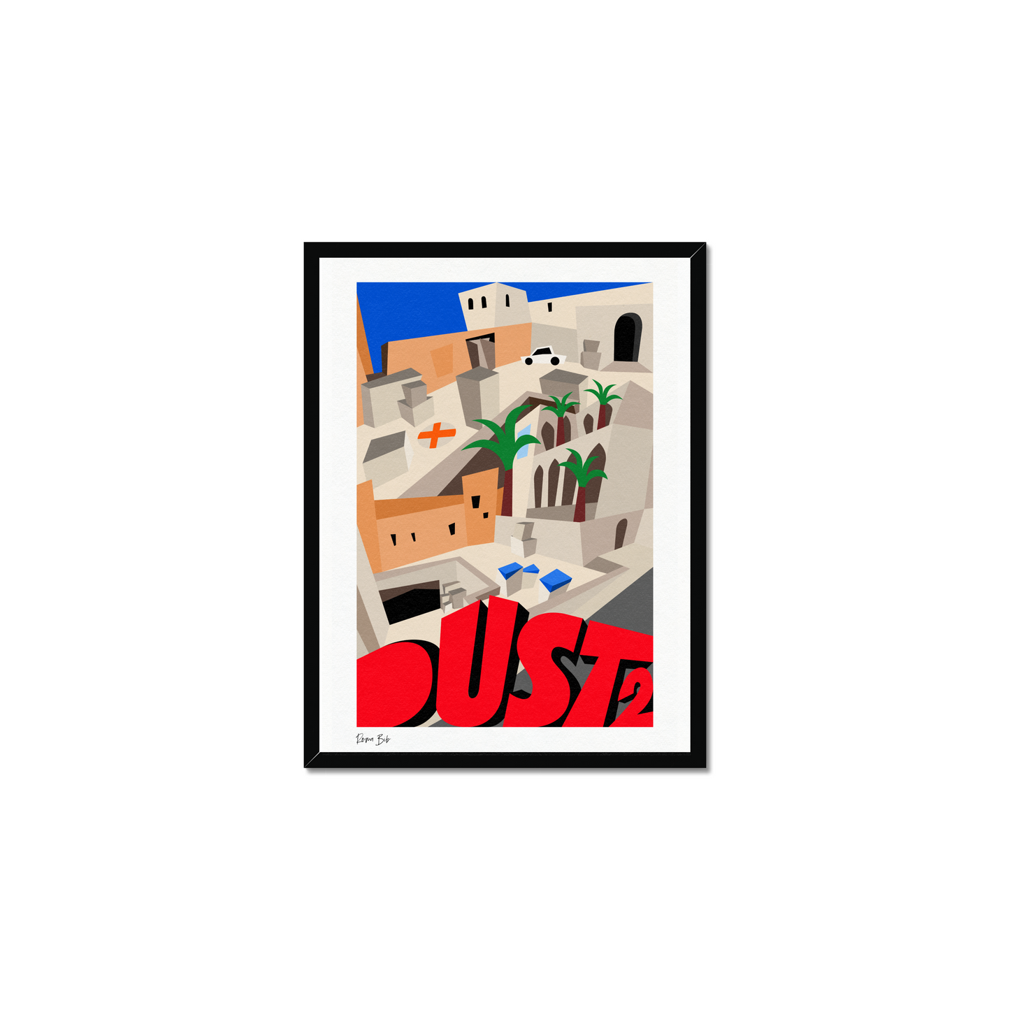 Counter Cubes: Dust 2 Framed Print