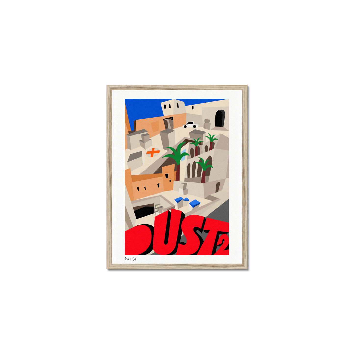 Counter Cubes: Dust 2 Framed Print