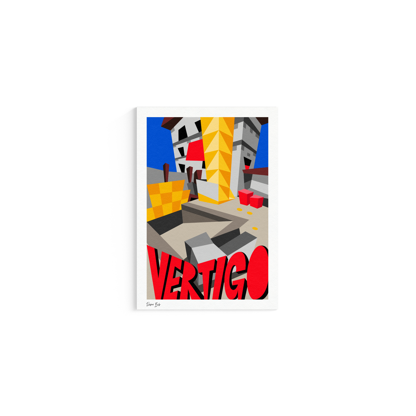 Counter Cubes: Vertigo Fine Art Print