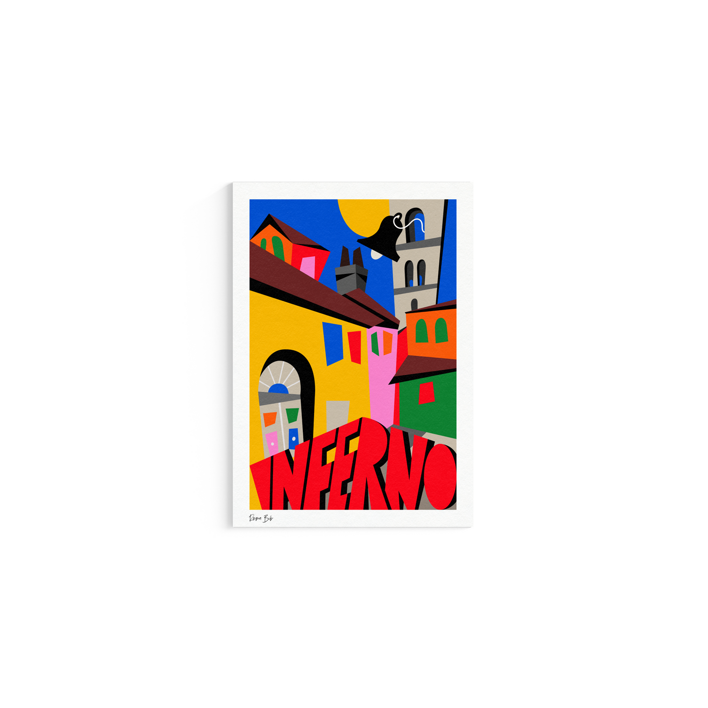 Counter Cubes: Inferno Fine Art Print
