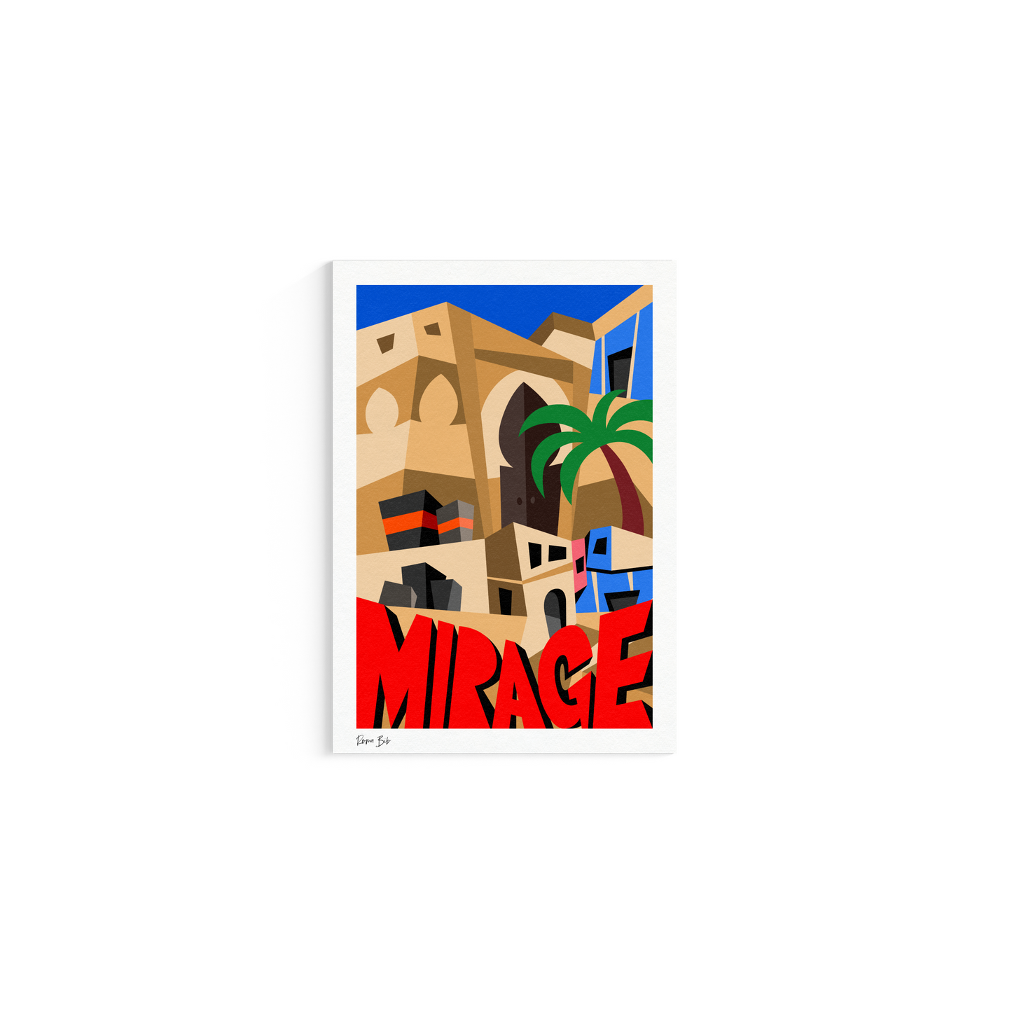 Counter Cubes: Mirage Fine Art Print