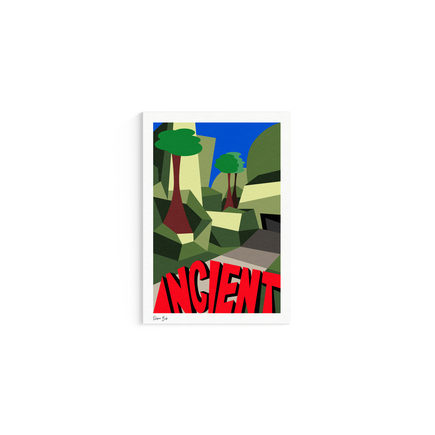 Counter Cubes: Ancient Fine Art Print