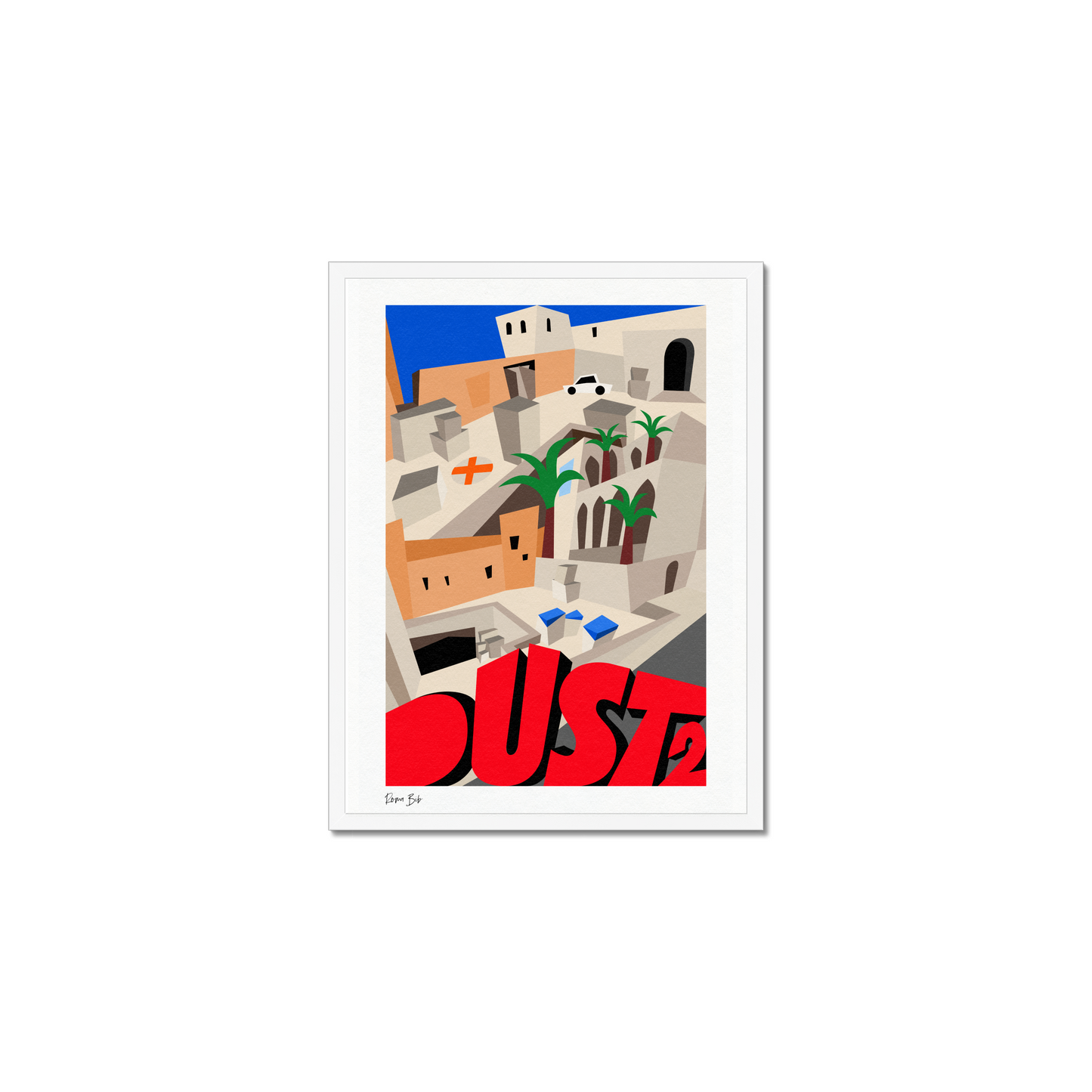 Counter Cubes: Dust 2 Framed Print