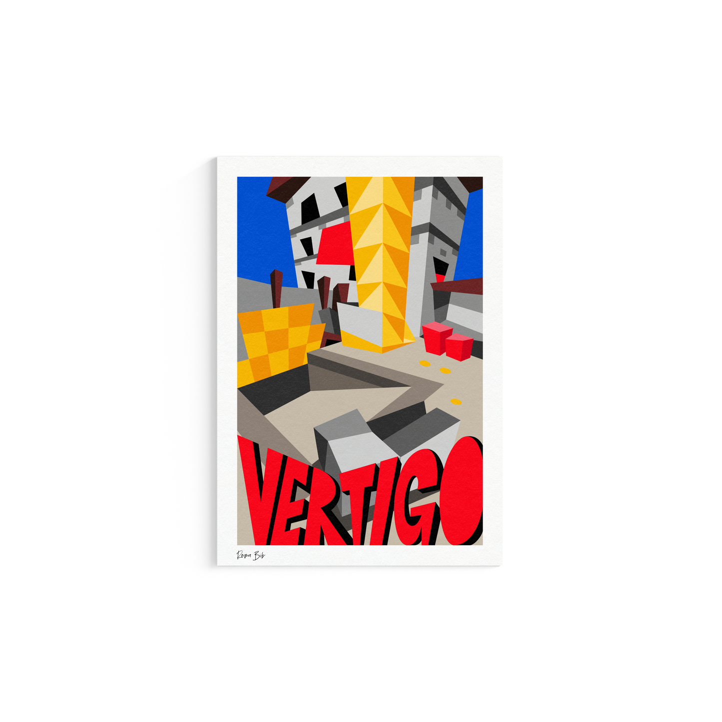Counter Cubes: Vertigo Fine Art Print