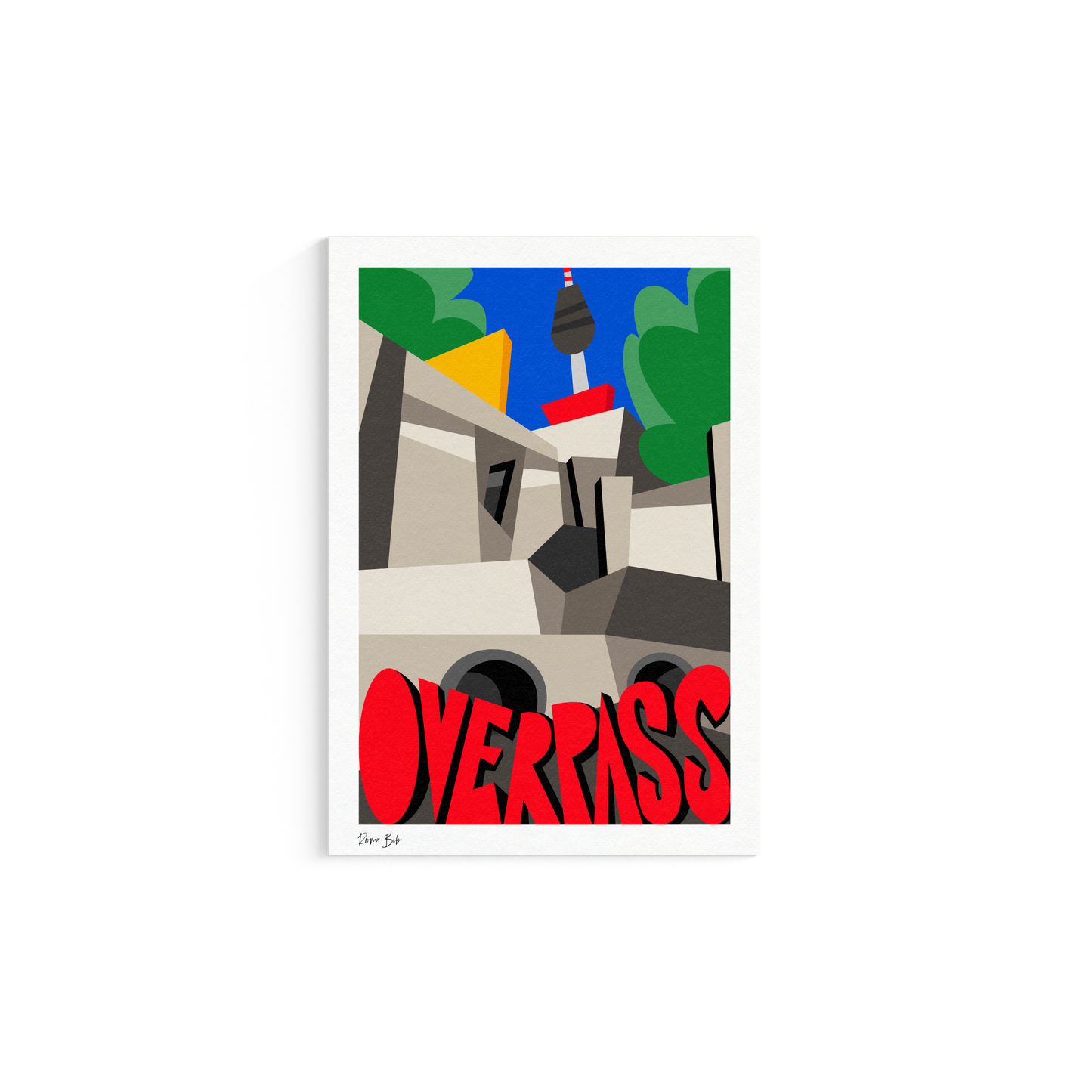Counter Cubes: Overpass Fine Art Print