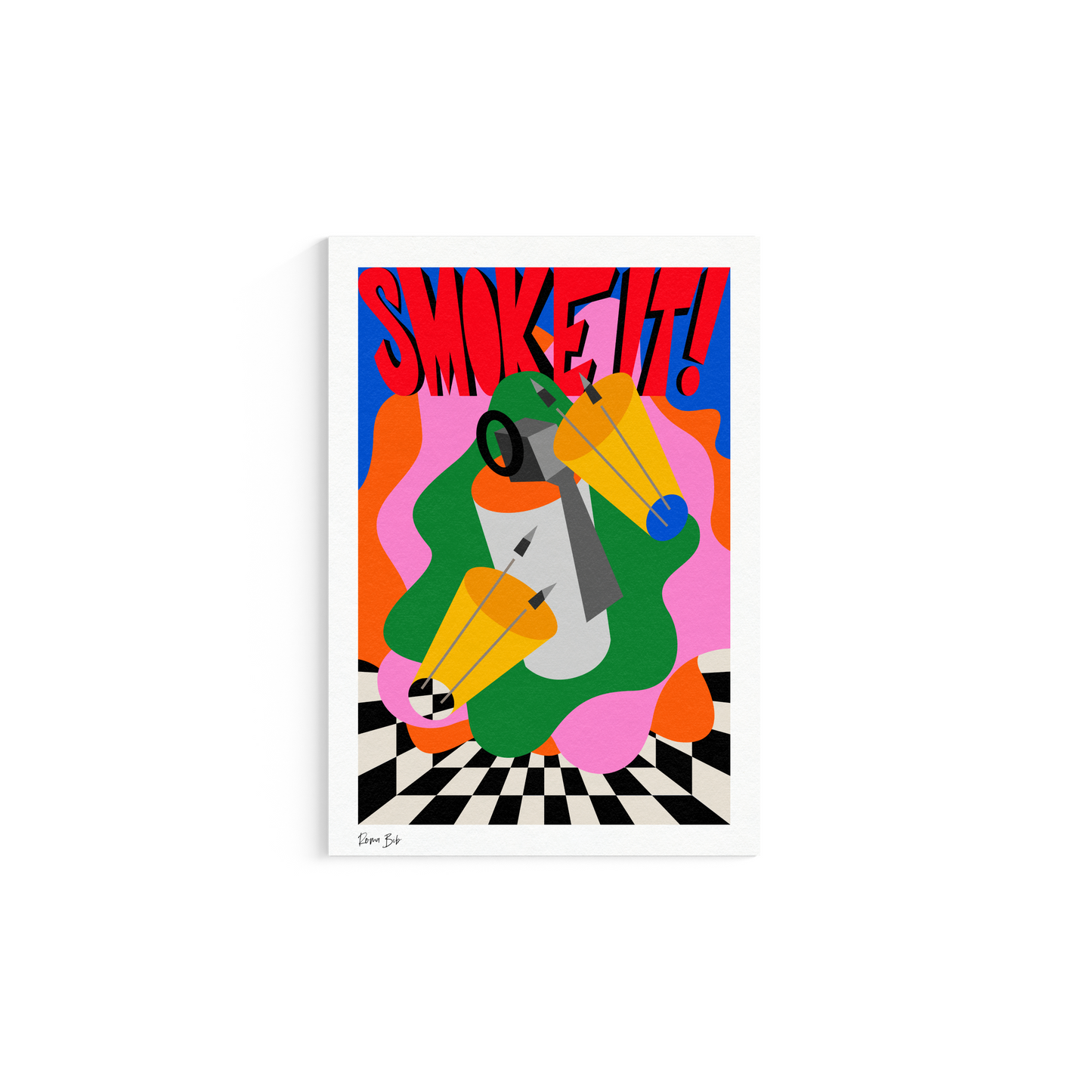 Counter Cubes: Smoke It Fine Art Print