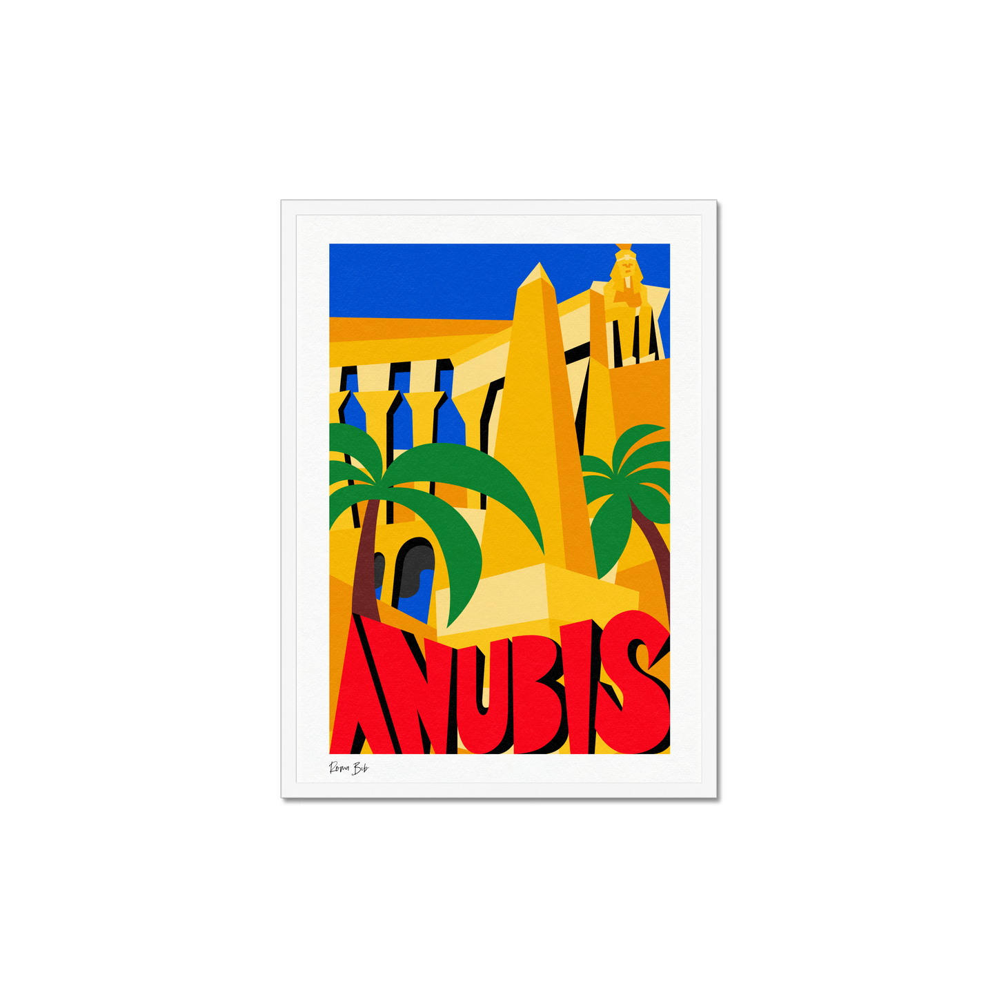Counter Cubes: Anubis Framed Print