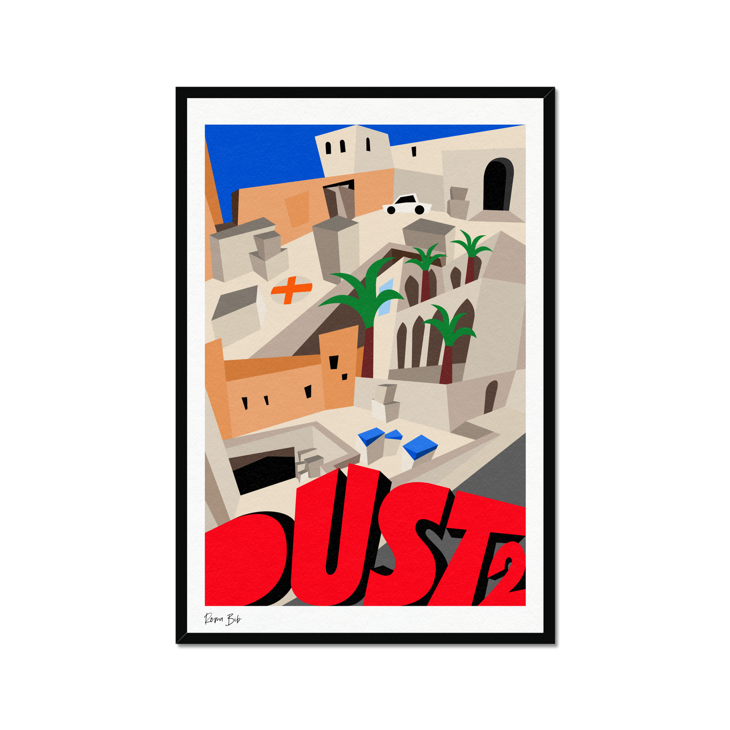Counter Cubes: Dust 2 Framed Print