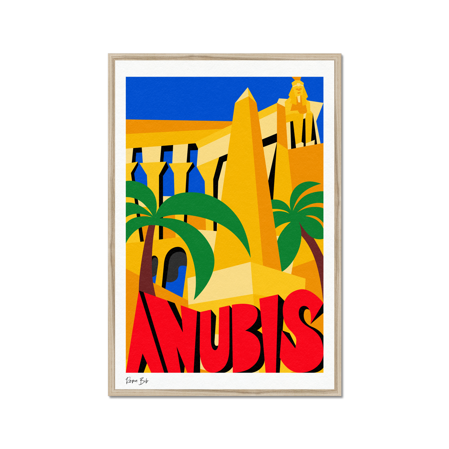 Counter Cubes: Anubis Framed Print