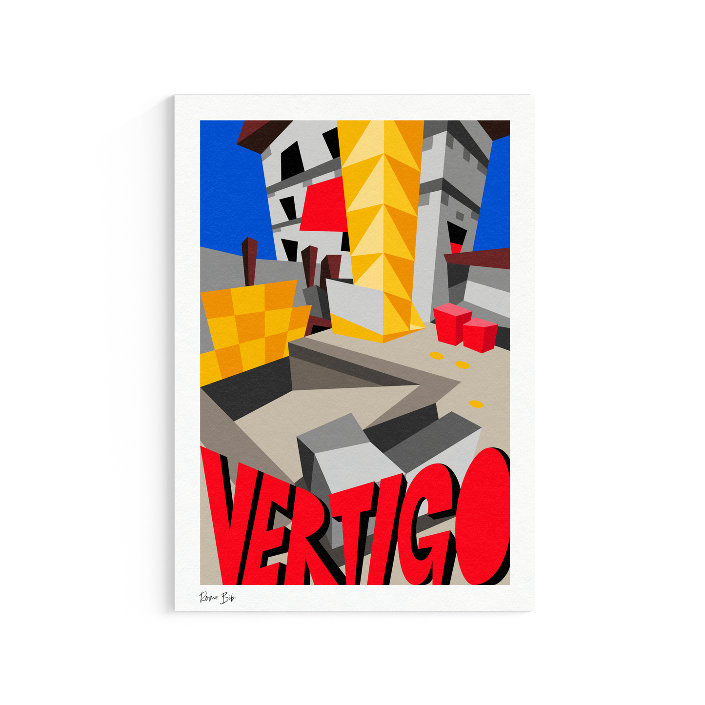 Counter Cubes: Vertigo Fine Art Print