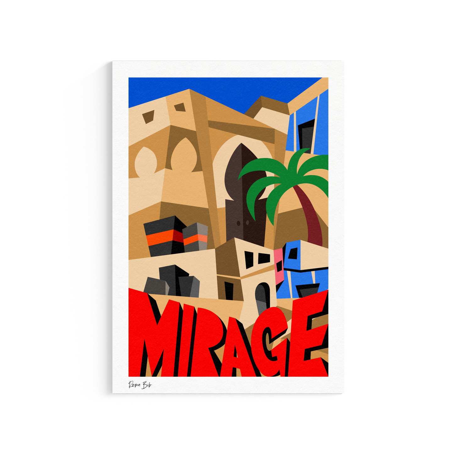 Counter Cubes: Mirage Fine Art Print