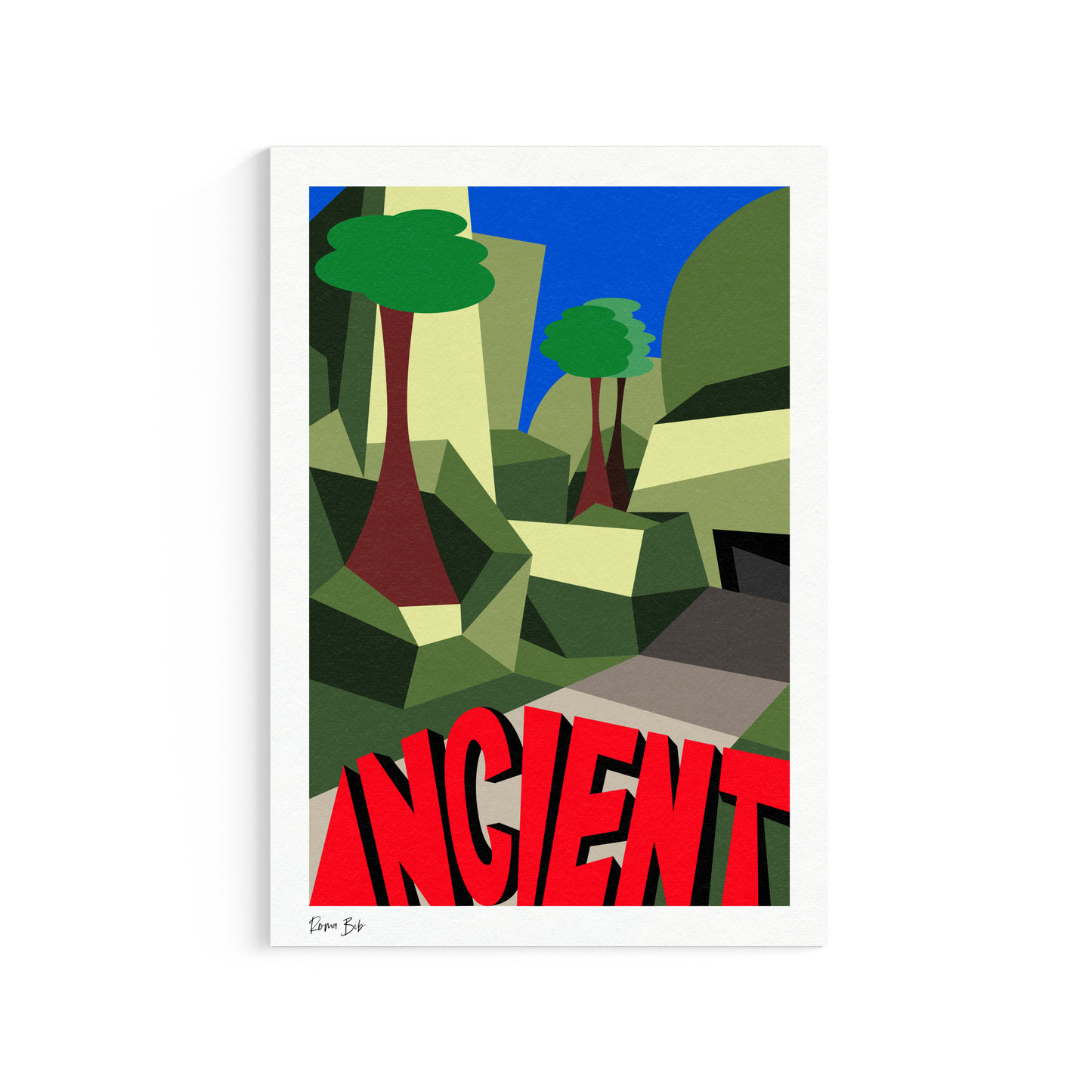 Counter Cubes: Ancient Fine Art Print