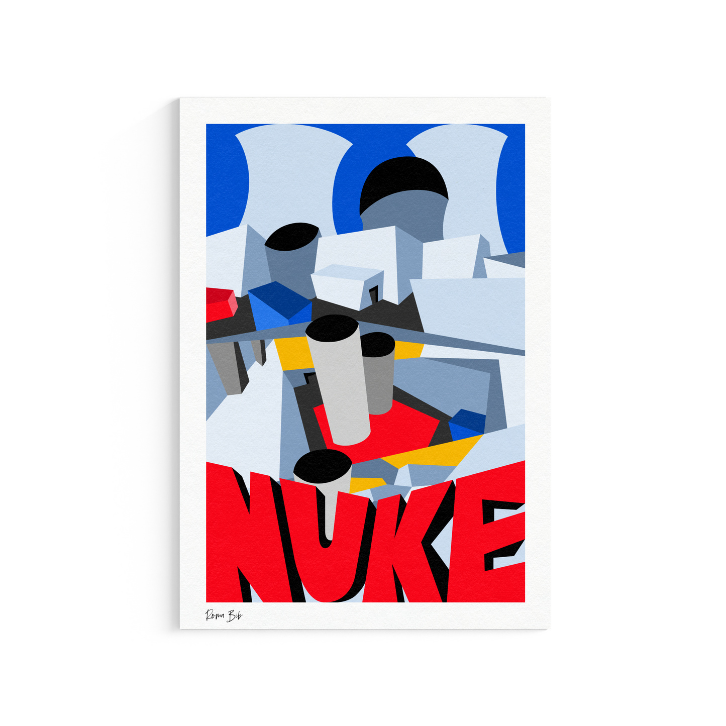 Counter Cubes: Nuke Fine Art Print