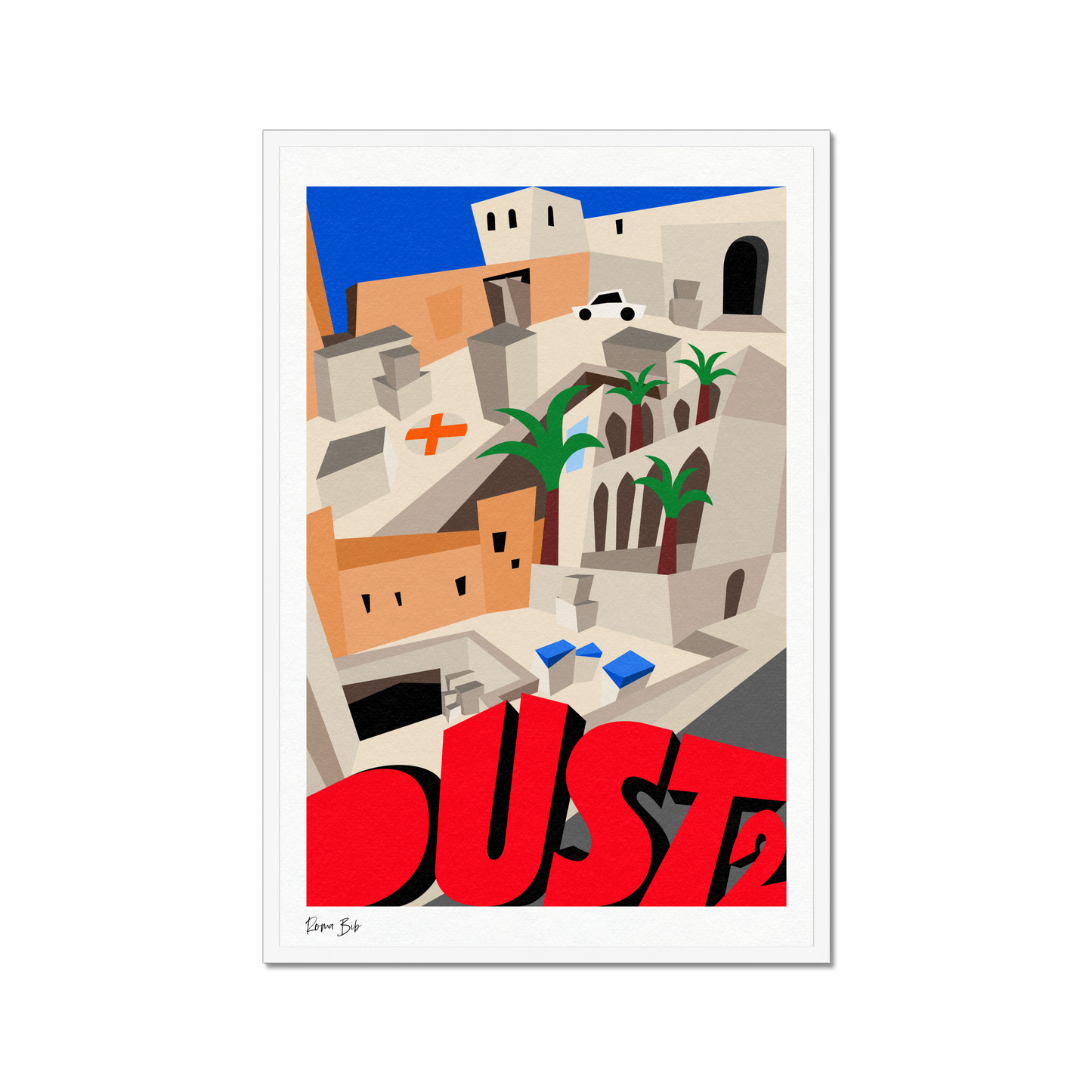 Counter Cubes: Dust 2 Framed Print