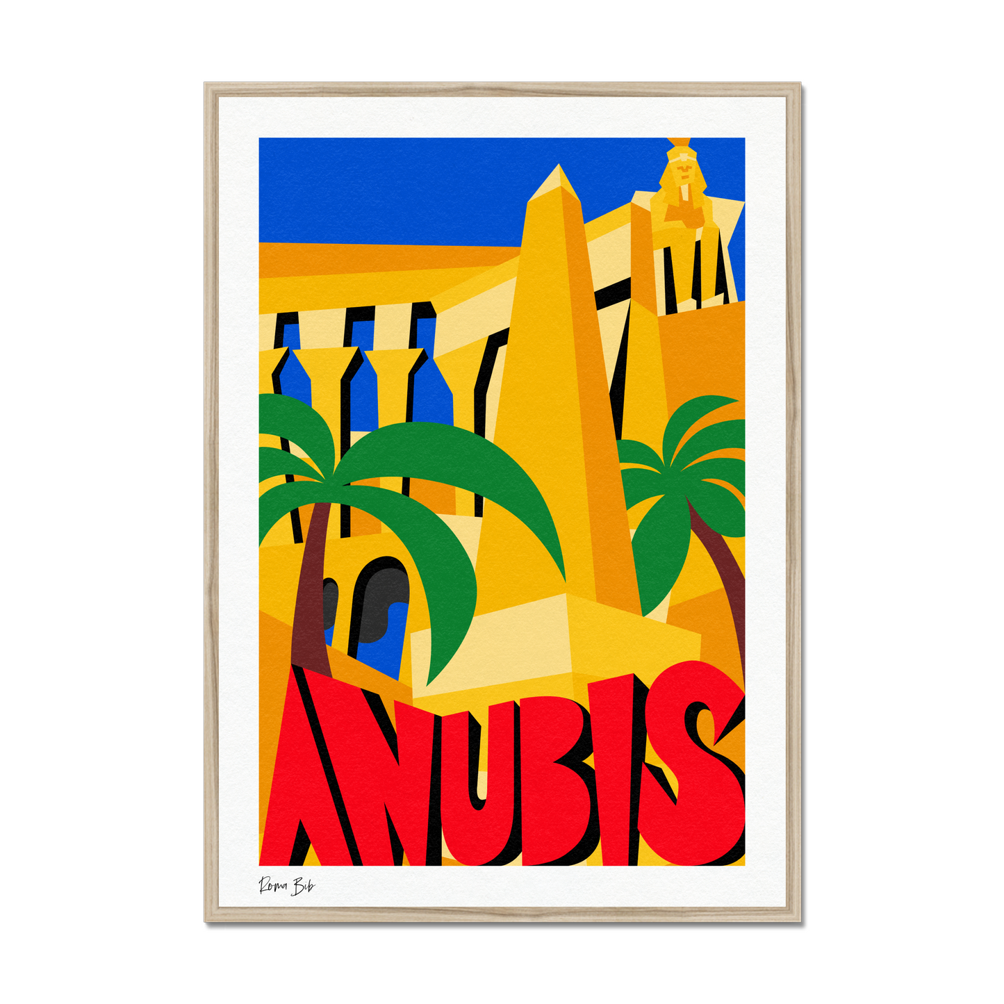 Counter Cubes: Anubis Framed Print