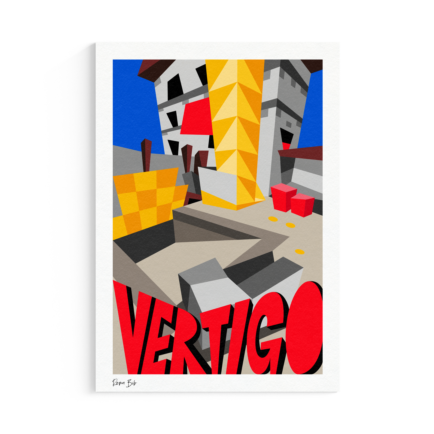 Counter Cubes: Vertigo Fine Art Print
