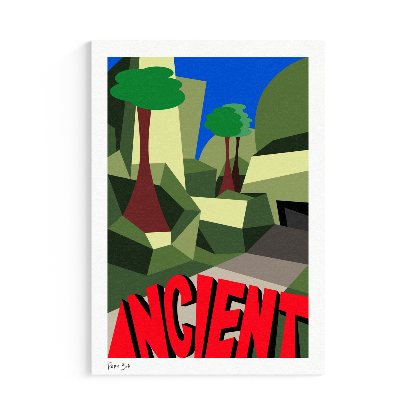 Counter Cubes: Ancient Fine Art Print