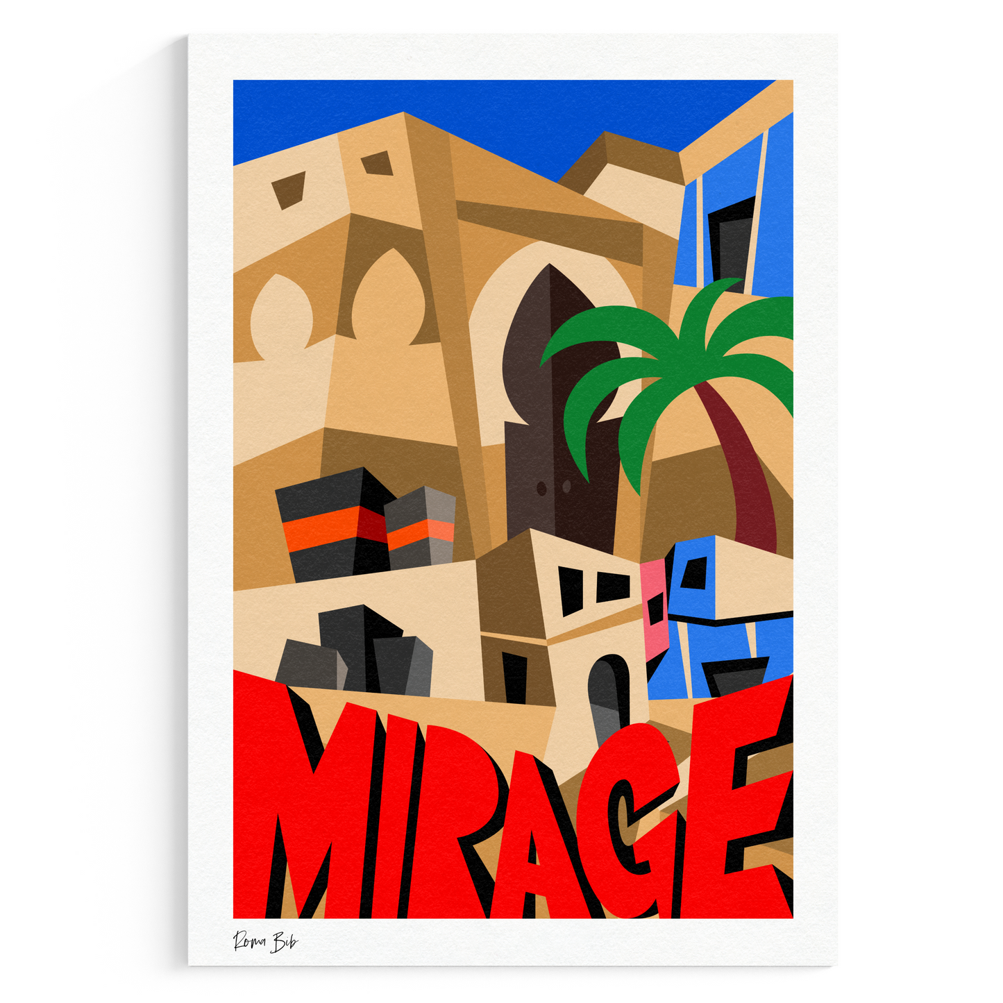 Counter Cubes: Mirage Fine Art Print
