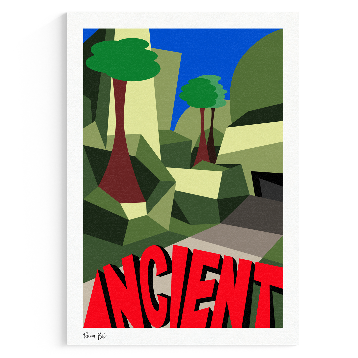 Counter Cubes: Ancient Fine Art Print