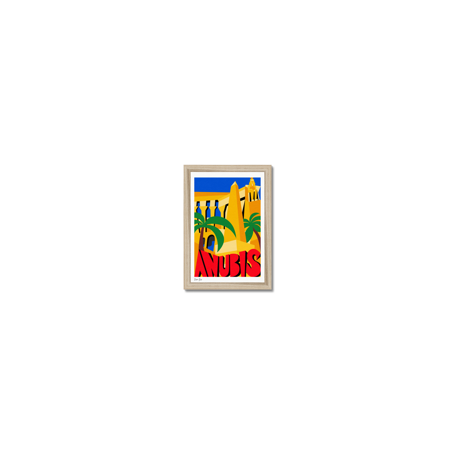 Counter Cubes: Anubis Framed Print