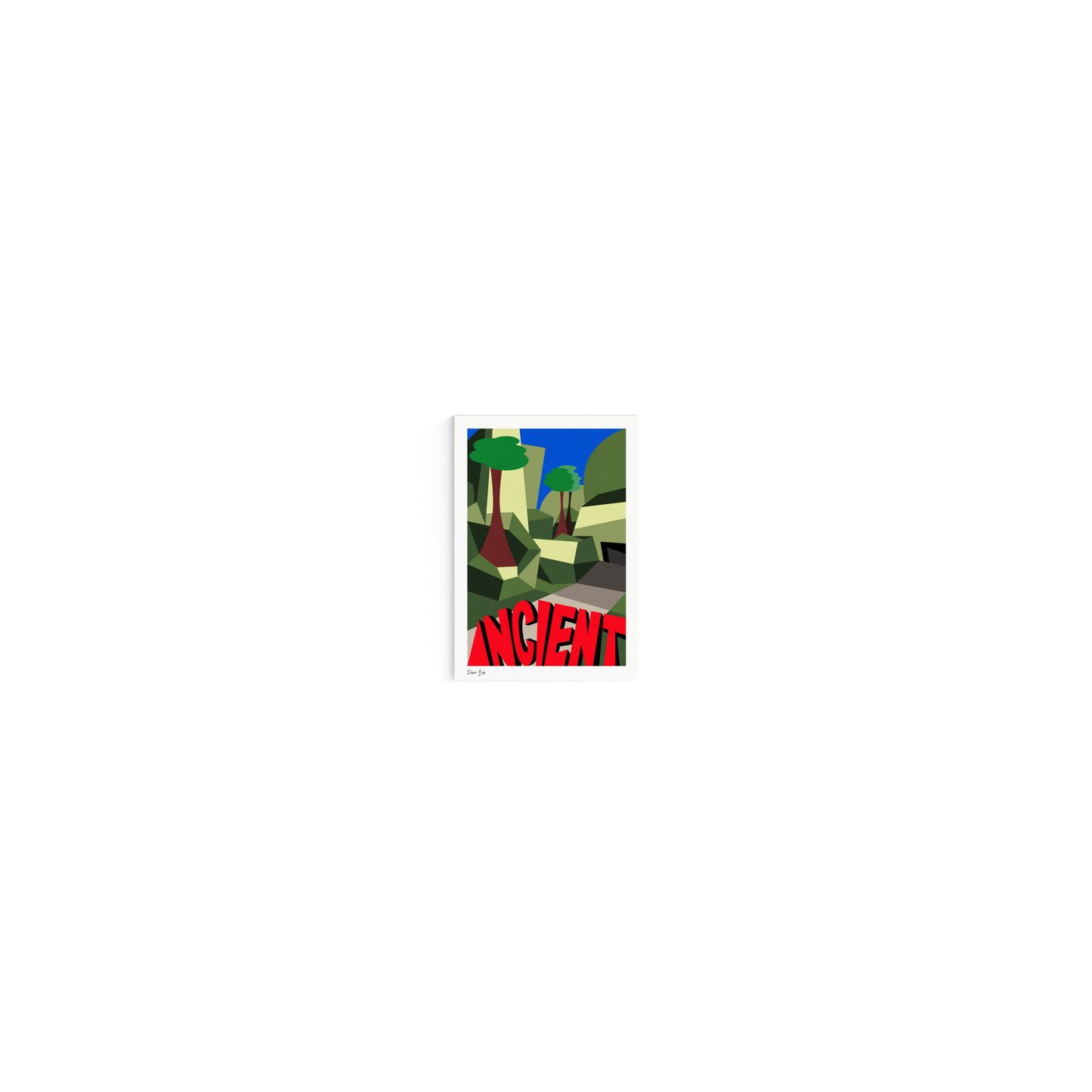 Counter Cubes: Ancient Fine Art Print