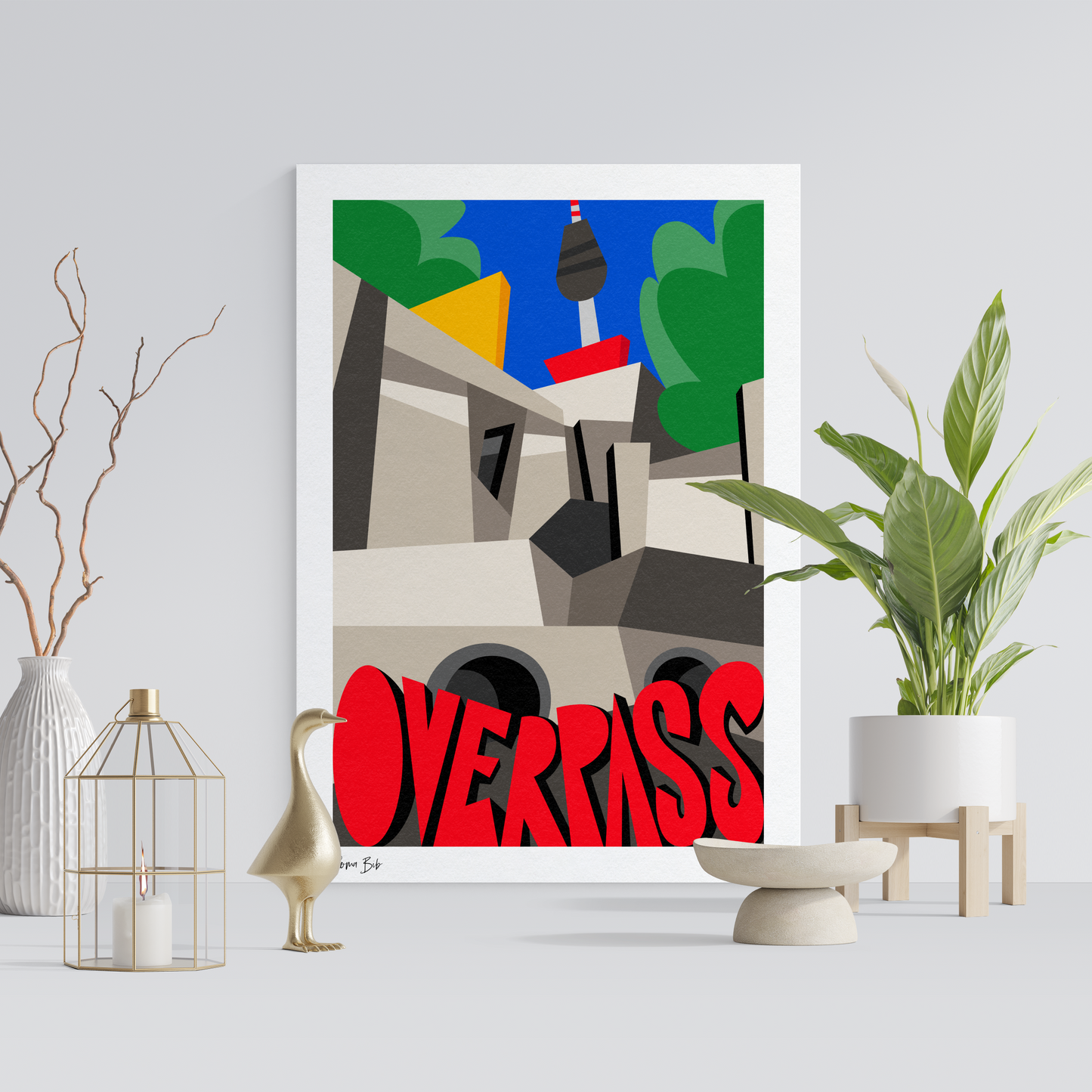 Counter Cubes: Overpass Fine Art Print