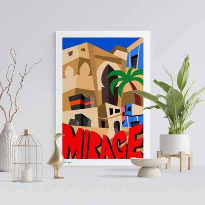 Counter Cubes: Mirage Fine Art Print