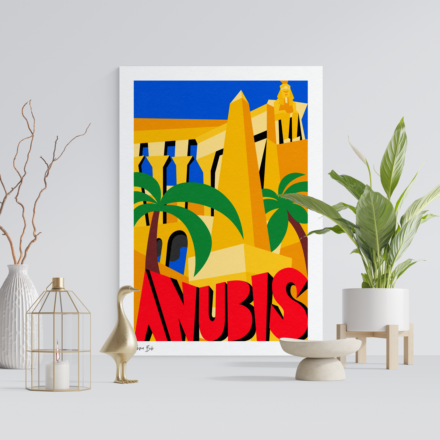 Counter Cubes: Anubis Fine Art Print