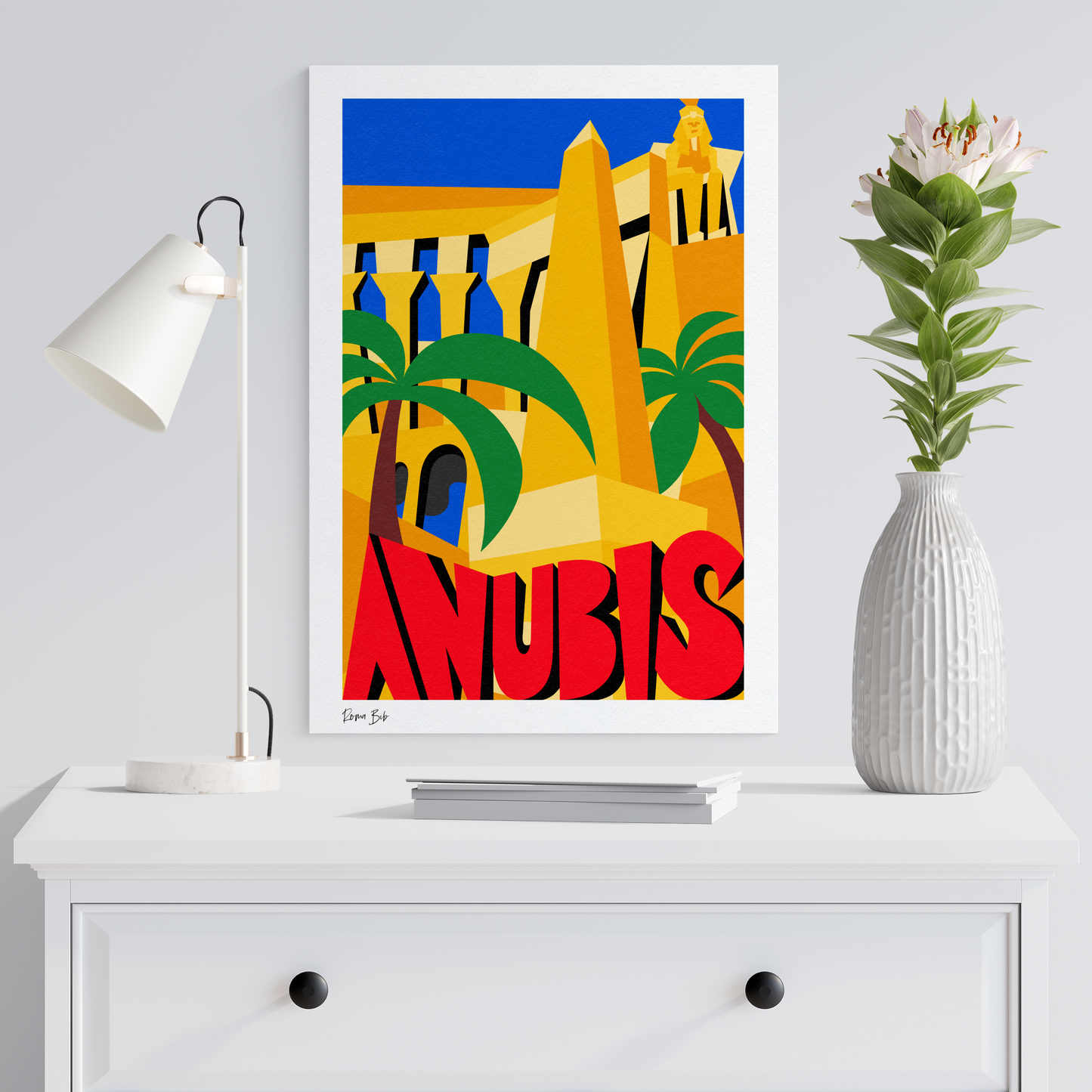 Counter Cubes: Anubis Fine Art Print