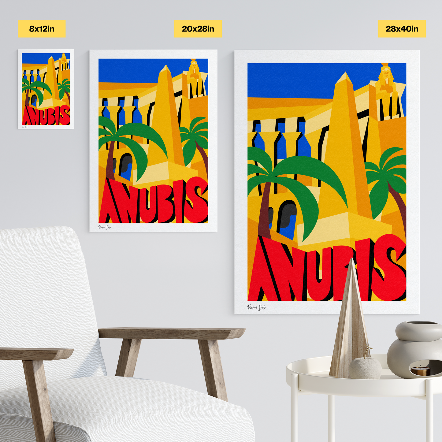 Counter Cubes: Anubis Fine Art Print