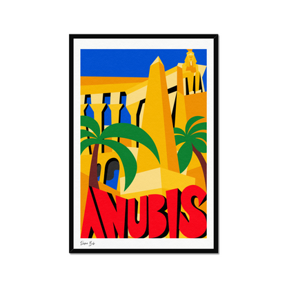 Counter Cubes: Anubis Framed Print