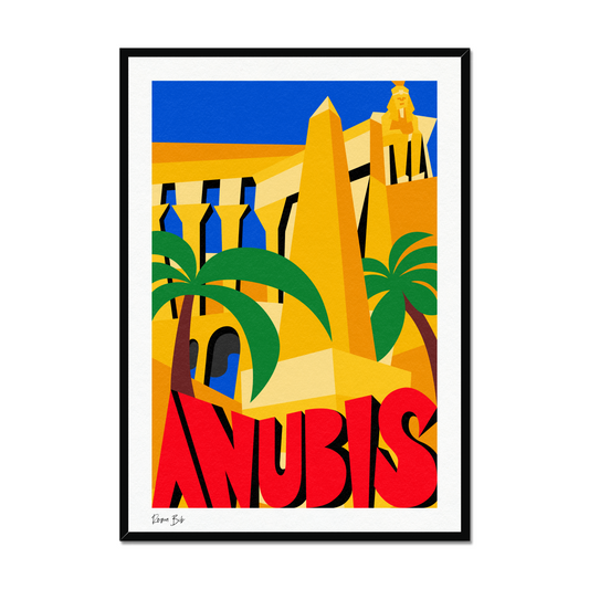 Counter Cubes: Anubis Framed Print