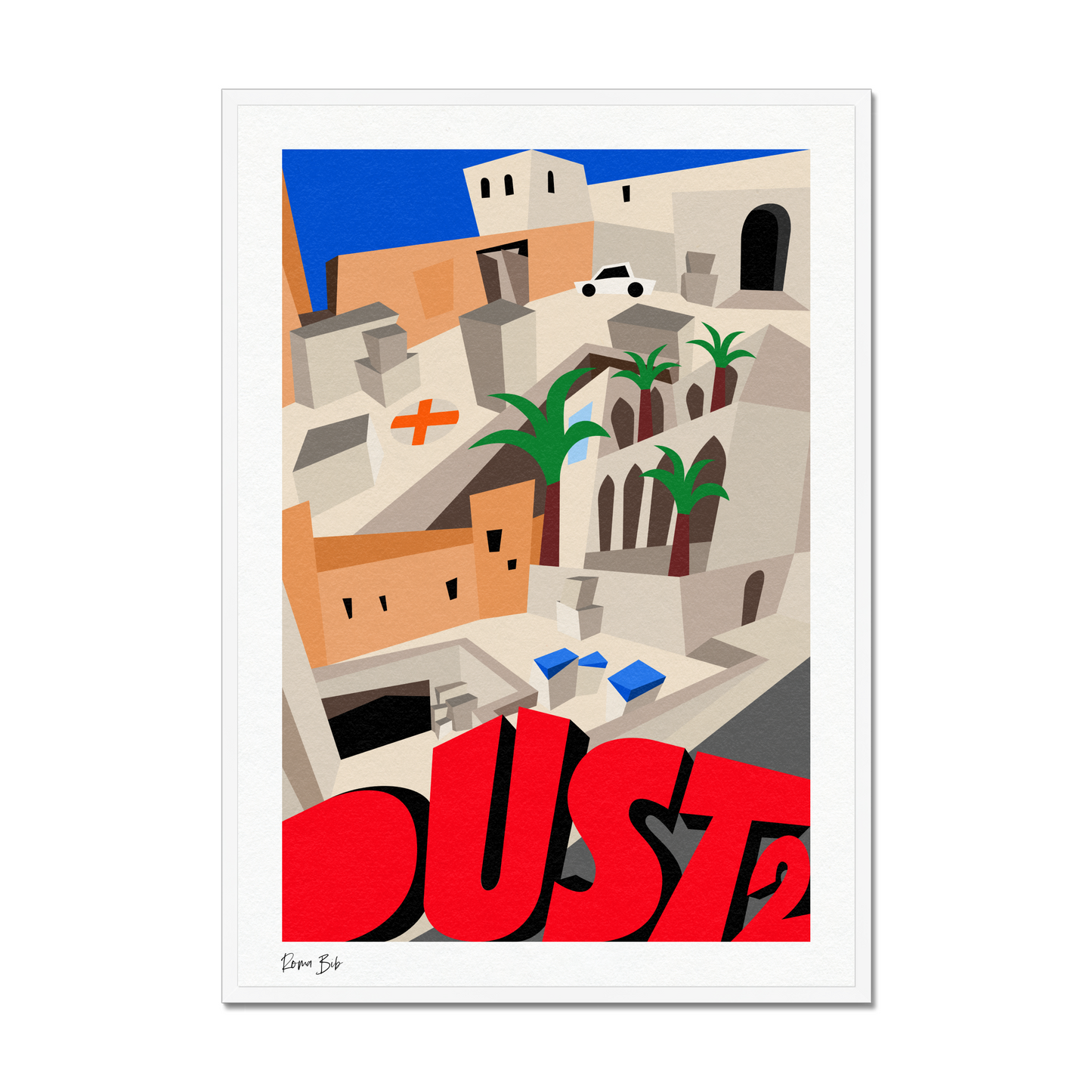 Counter Cubes: Dust 2 Framed Print