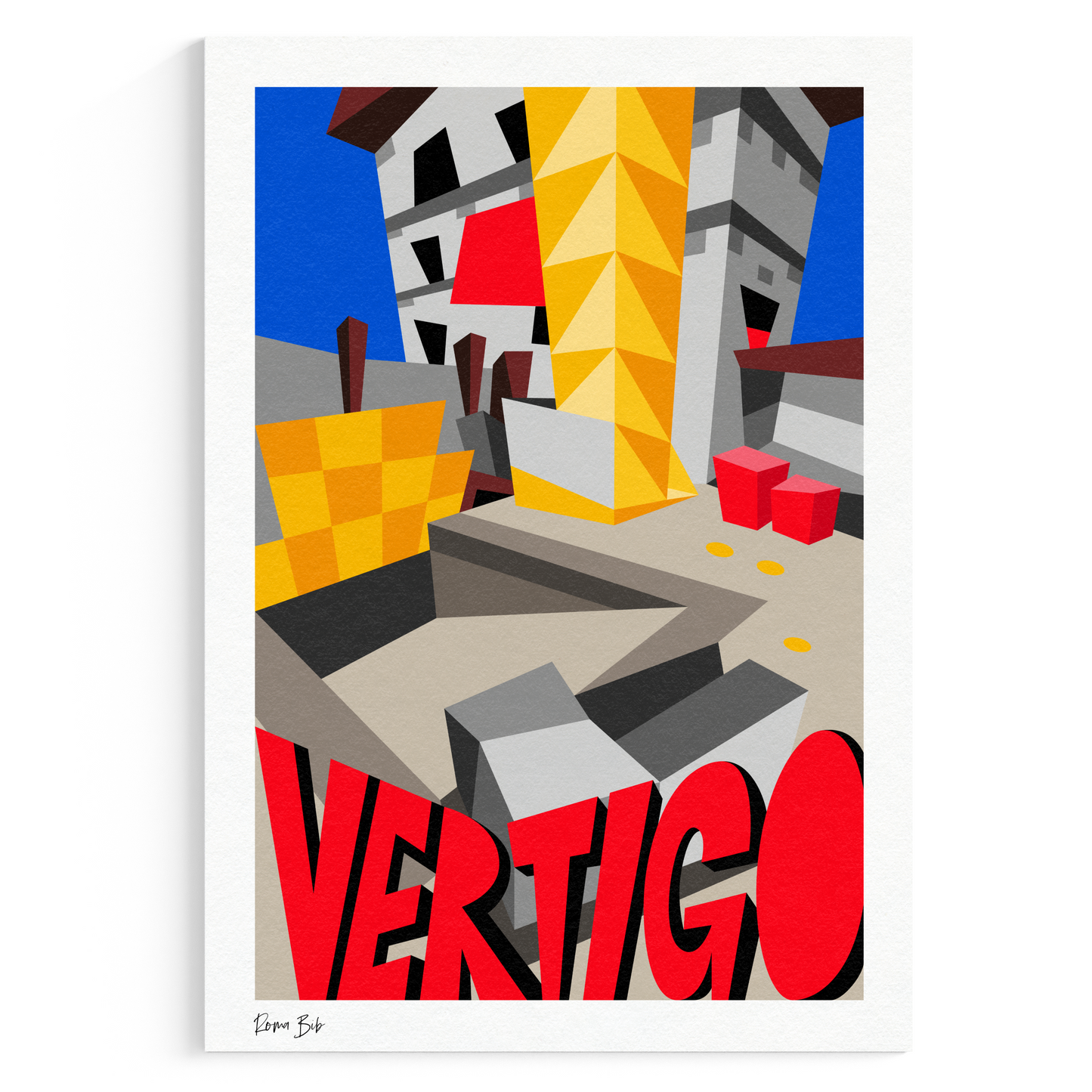 Counter Cubes: Vertigo Fine Art Print