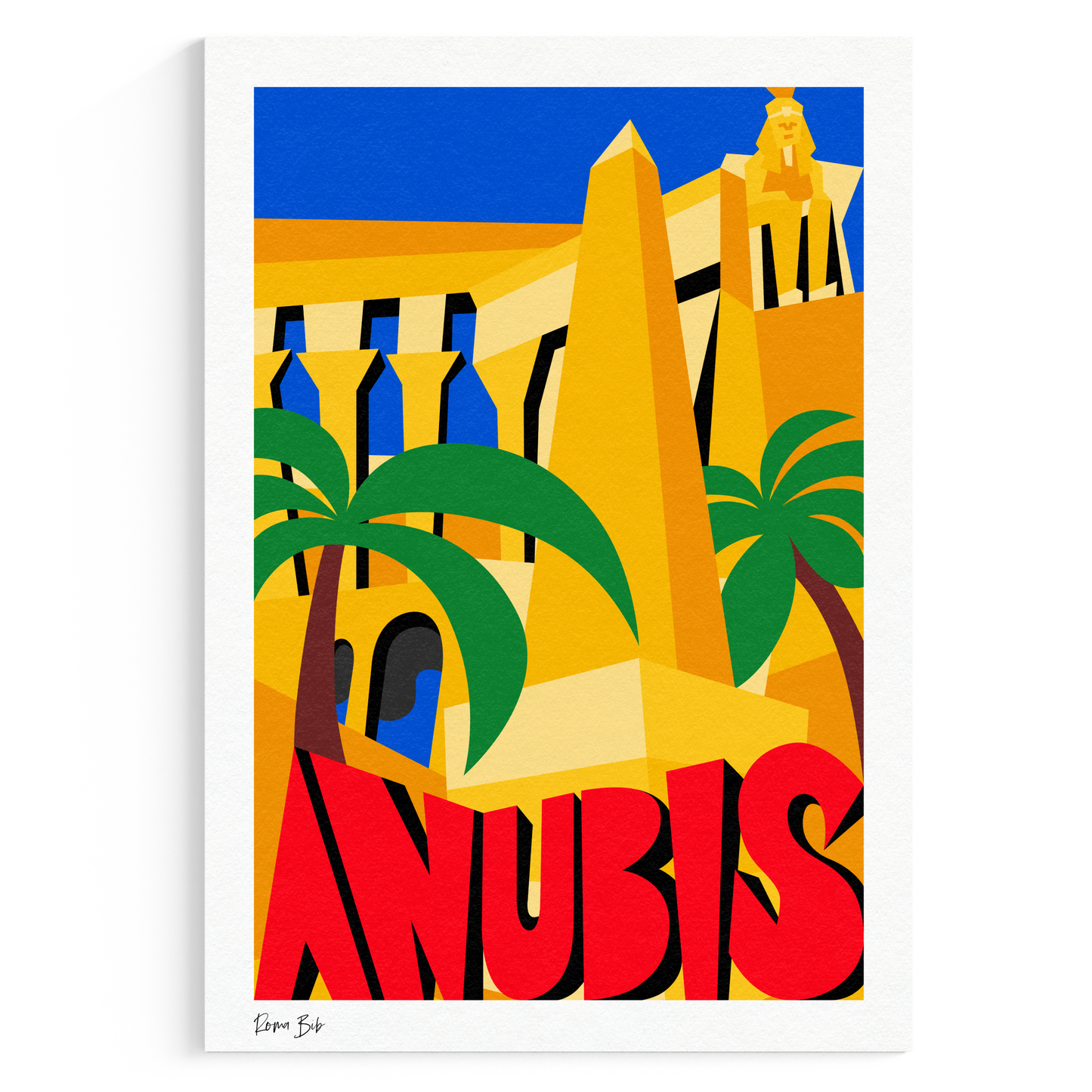 Counter Cubes: Anubis Fine Art Print