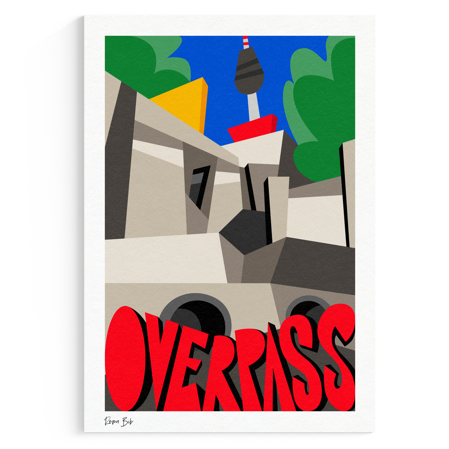 Counter Cubes: Overpass Fine Art Print